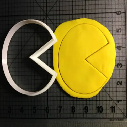 Знаменитая игра Pac-Man Ghost печенья набор форм для фондана инструменты для украшения торта сделанные 3D печатные Формы для кексов кухонные аксессуары - Цвет: pac man 2 inch