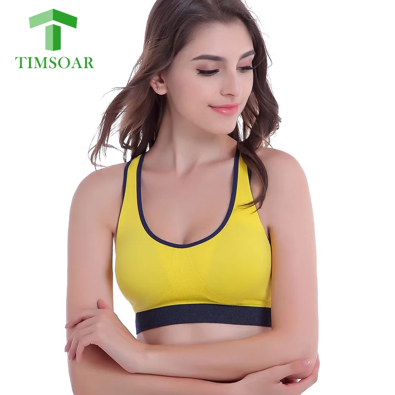 Timsoar Women Sports Bra with Padding Custom Athletic Wire Free Bras