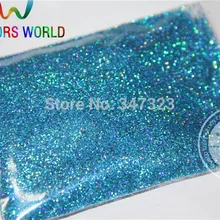 0.4 мм лазерной голубой цвет голографическая блеск пыли ногтей инструменты или другие украшения искусства пайетки