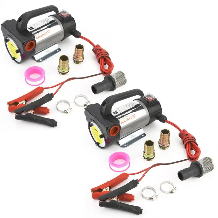 

12V/24V Professional Electric Oil Pump Diesel Fuel Oil Engine Oil Extractor Transfer Pump Self Suction Transmission Oil Pump