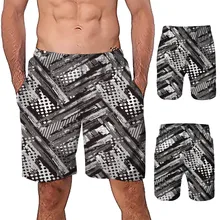 Мужские повседневные 3D Граффити Печатные Пляжные рабочие повседневные мужские короткие брюки шорты брюки мужские плавки для плавания badehose