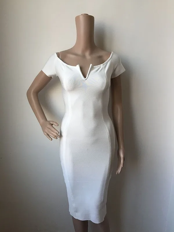 Brand-New-Sexy-Off-the-Shoulder-White-Bandage-Dress-2016-Women-s-Knee-Length-Bodycon-Bandage (2)