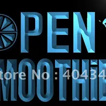 LB477-открытый смузи кафе дисплей светодиодный неоновый свет знак