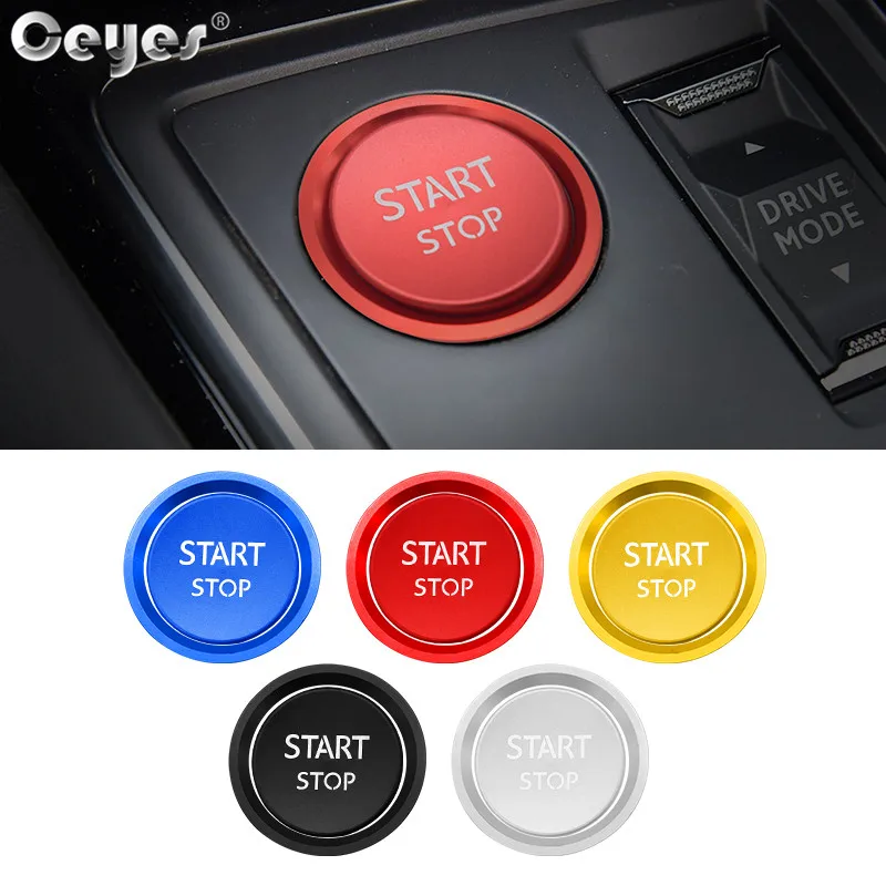 

Ceyes Car Styling Auto Engine Start Stop Button Switch Cover Ring Ignition Trim Sticker Accessories Case For Peugeot 3008 4008