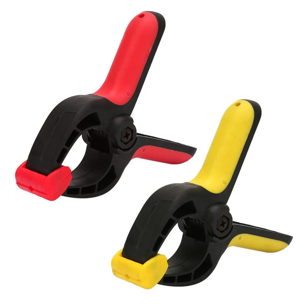 

5pcs 4'' Heavy duty woodworking plastic spring clamp flexible strong A type extra large clip nylon wood carpenter spring clamps