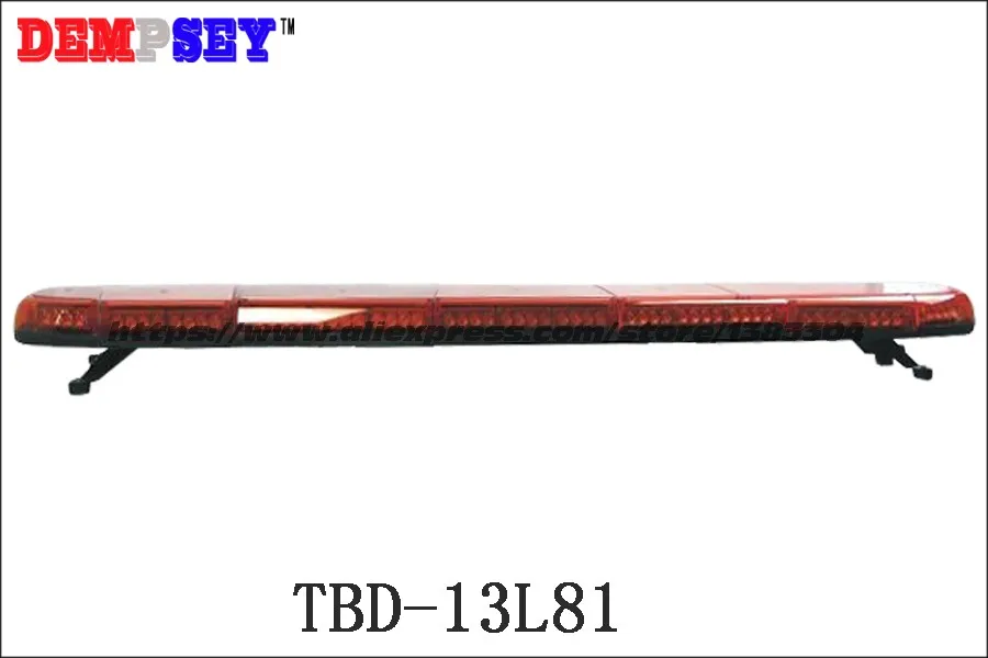 Clearance TBD-13L83 High quality super bright 1.8M LED Blue lightbar,Car Roof Flash Strobe lightbar,Police/Ambulance/emergency lightbar 4