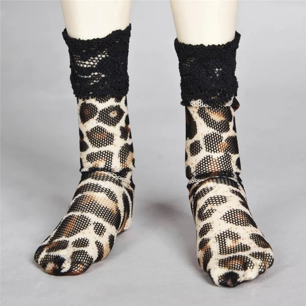 Stockings 1//4 MSD DZ DOD AOD BJD Dollfie PF 11# Striped Leopard Socks