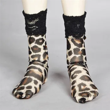 

[wamami] 11# Leopard-Print Fishnet Socks/Stockings 1/4 MSD DZ DOD AOD BJD Dollfie