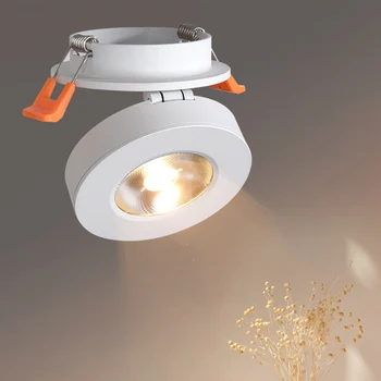 

New Fashion LED Downlight Ultrathin Ceiling Light 220V 360-degrees Rotational Function Recessed Simple LED Lighting Fixtures