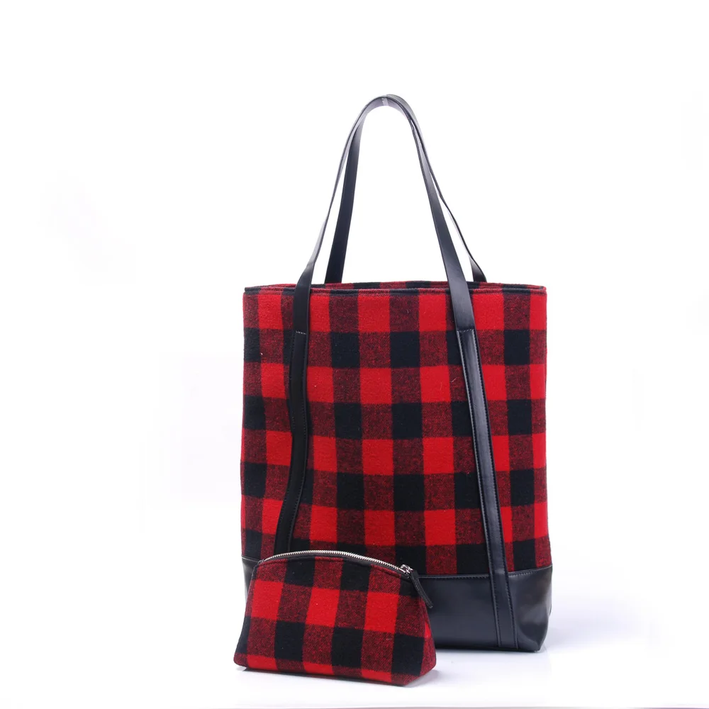 coach purse buffalo plaid