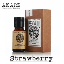 AKARZ Famous brand pure natural Strawberry essential oil l Smooth skin Relax Pleasant mood Strawberry oil