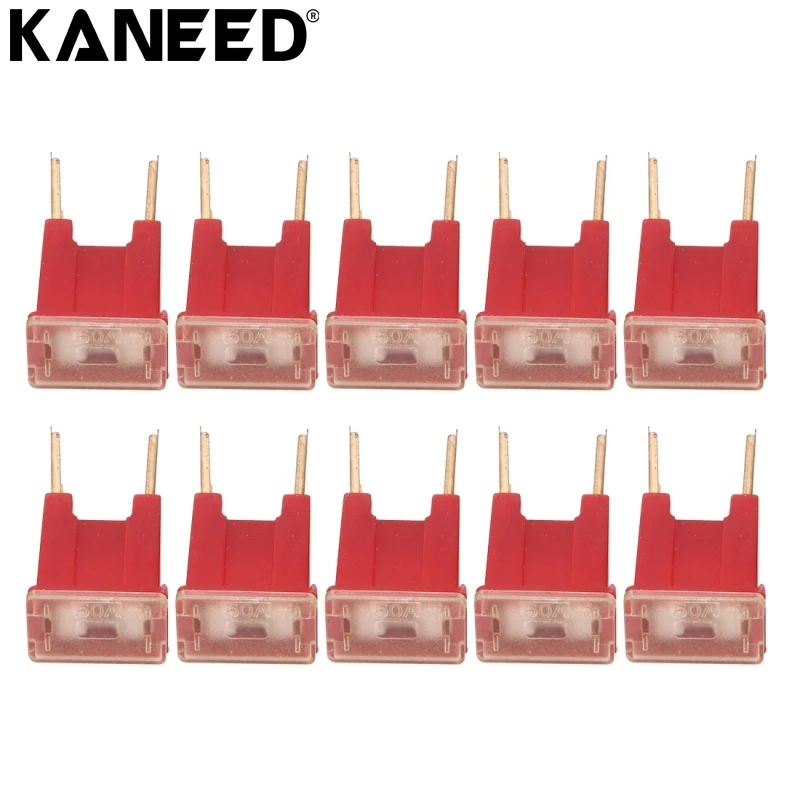 KANEED 10 PCS Universal Car 50A 32V Add a circuit Fuse Tap Adapter Blade Fuse Holder Middle