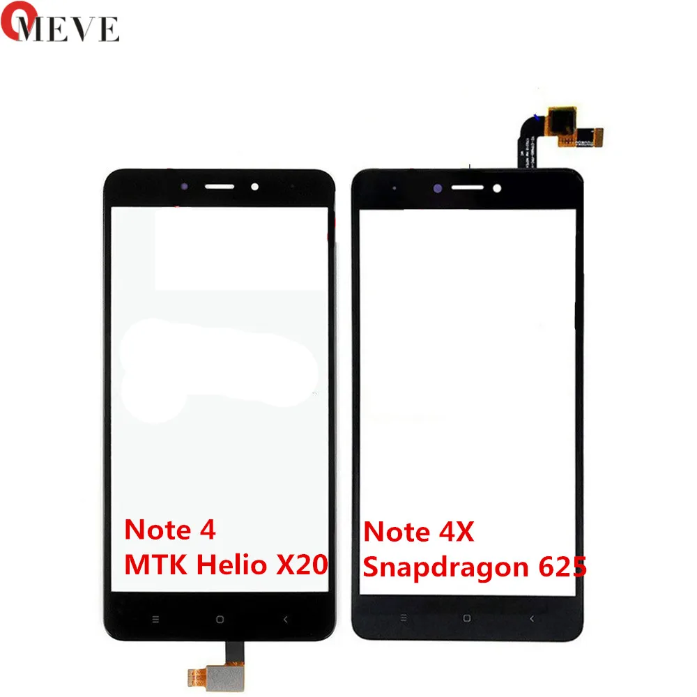 

5pc 5.5'' LCD Display Touch Screen For Xiaomi Redmi Note 4 4X Touchscreen Panel Front Glass Lens Sensor Digitizer Phone Note 4 X