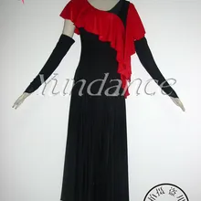 Роскошное бальное танцевальное платье для девочек для занятий M-03