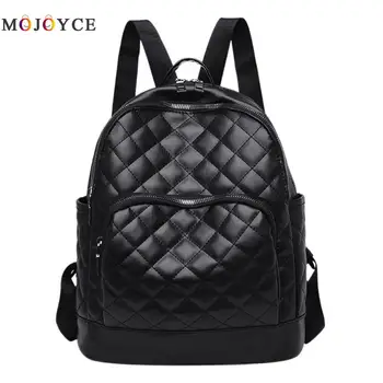 Solid Color Lattice Women Backpack Fashion Style Travel PU Leather Female Backpack sac a dos
Solid Color Lattice Women Backpack Fashion Style Travel PU Leather Female Backpack sac a dos