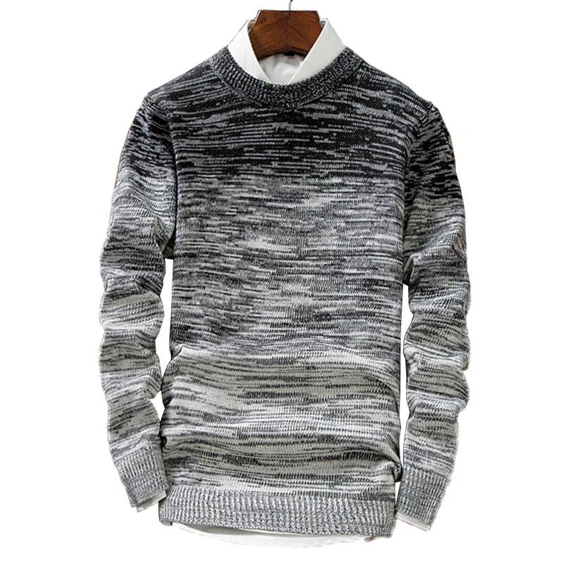 

Mens Sweaters Wool Pullover Men Brand Clothing Casual O -Neck Sweater Men Dot Pattern Long Sleeve Cotton Shirt Male M -2xl