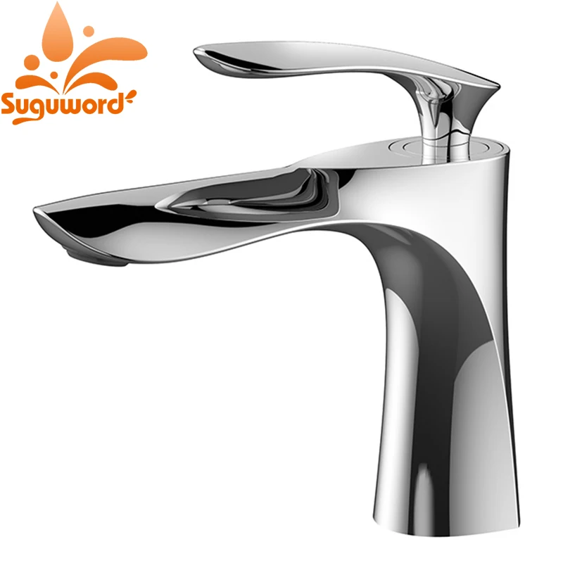 

New Style Bathroom Basin Faucet Mixer Faucet Single Handle Faucet Chrome Gold ORB Finish Cocina