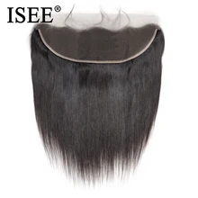 Perruque Lace Frontal Closure malaisienne Remy – ISEE HAIR, cheveux lisses, 13*4, oreille à oreille, partie libre, densité 130%, livraison gratuite