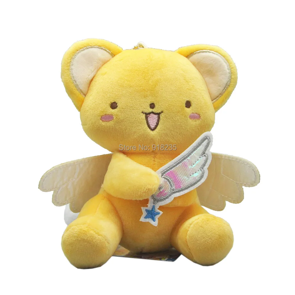 10/лот 4 вида стилей 5 &quot13 см Cardcaptor Sakura Kero SPINEL SUN брелок плюшевые куклы мягкие