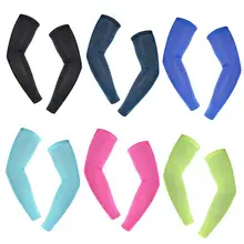 Велоспорт Руки рукава Ice ткань быстросохнущая УФ-защитой велосипед митенки для бега спорта Велоспорт Пеший Туризм размеры s m l xl Размеры