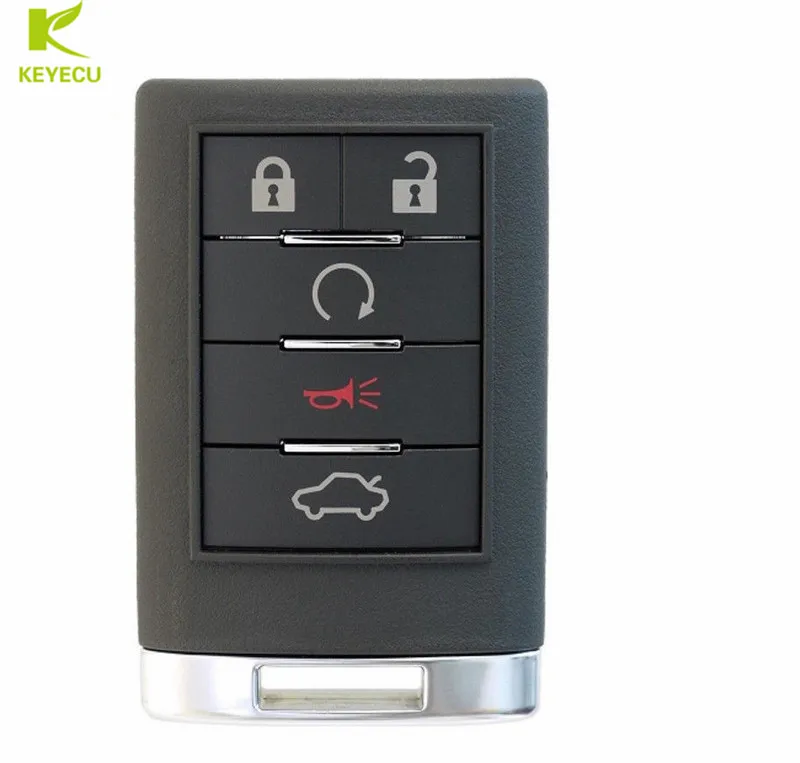 Keyecu-Keyless-Entry-Remote-Key-Control-5-Button-315MHz-for-2008-2011-Cadillac-Escalade-CTS-STS