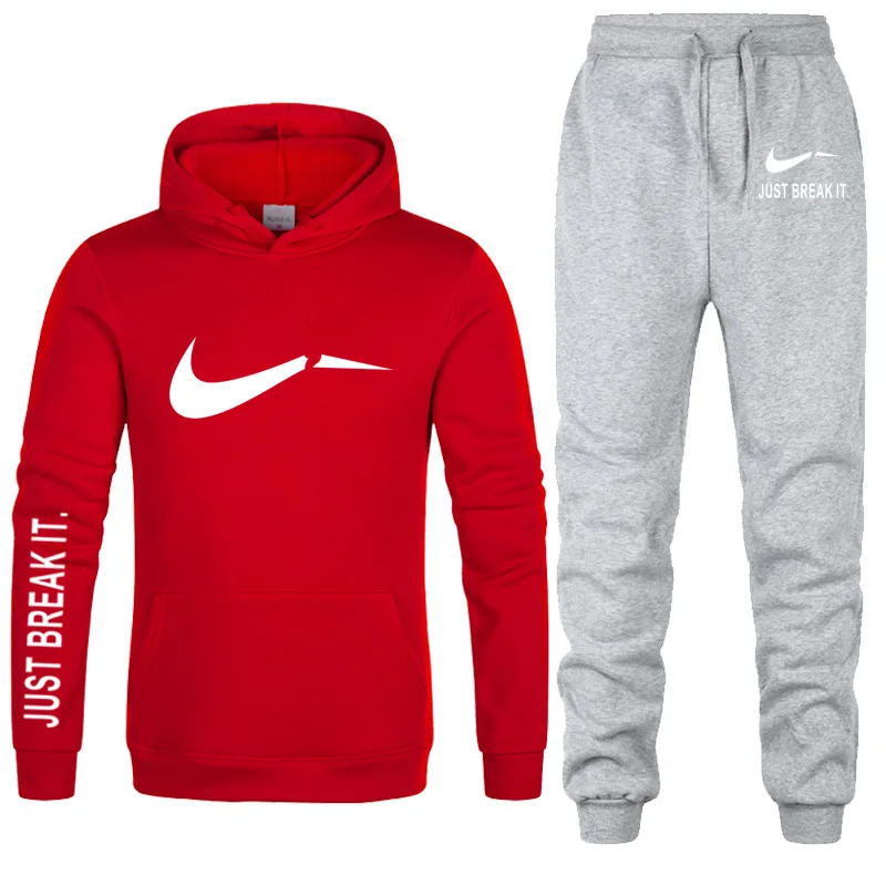 New 2019 Brand Tracksuit men thermal underwear Men Sportswear Sets Fleece Thick hoodie+Pants Sporting Suit Malechandal hombre