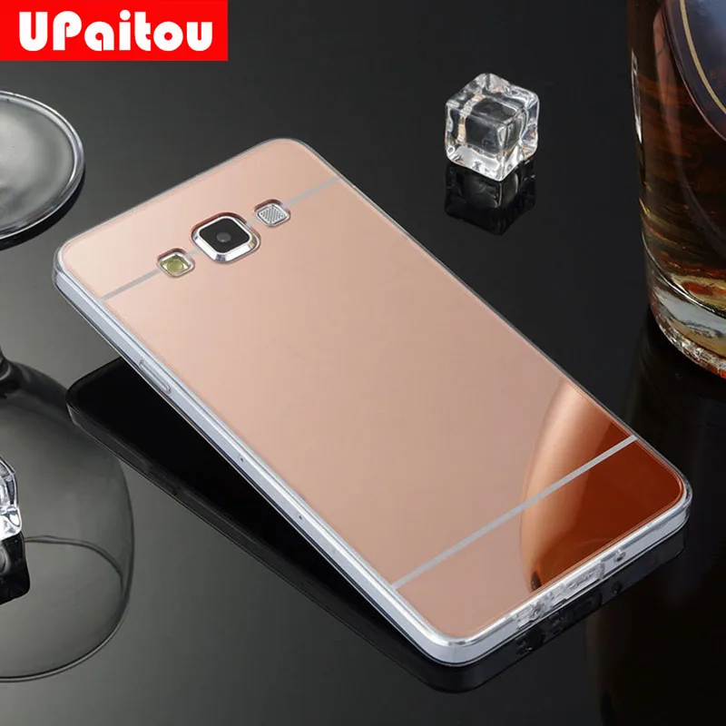 

UPaitou Mirror TPU Case for Samsung Galaxy A7 2015 A700F A700FD A700 A7 Duos Back Cover Case Silicone Case for Samsung A700 Case