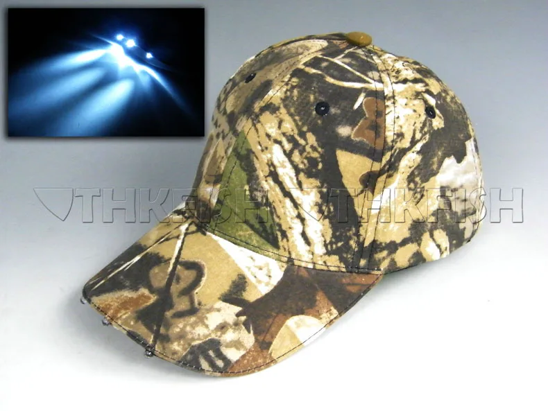 fishing hat with light