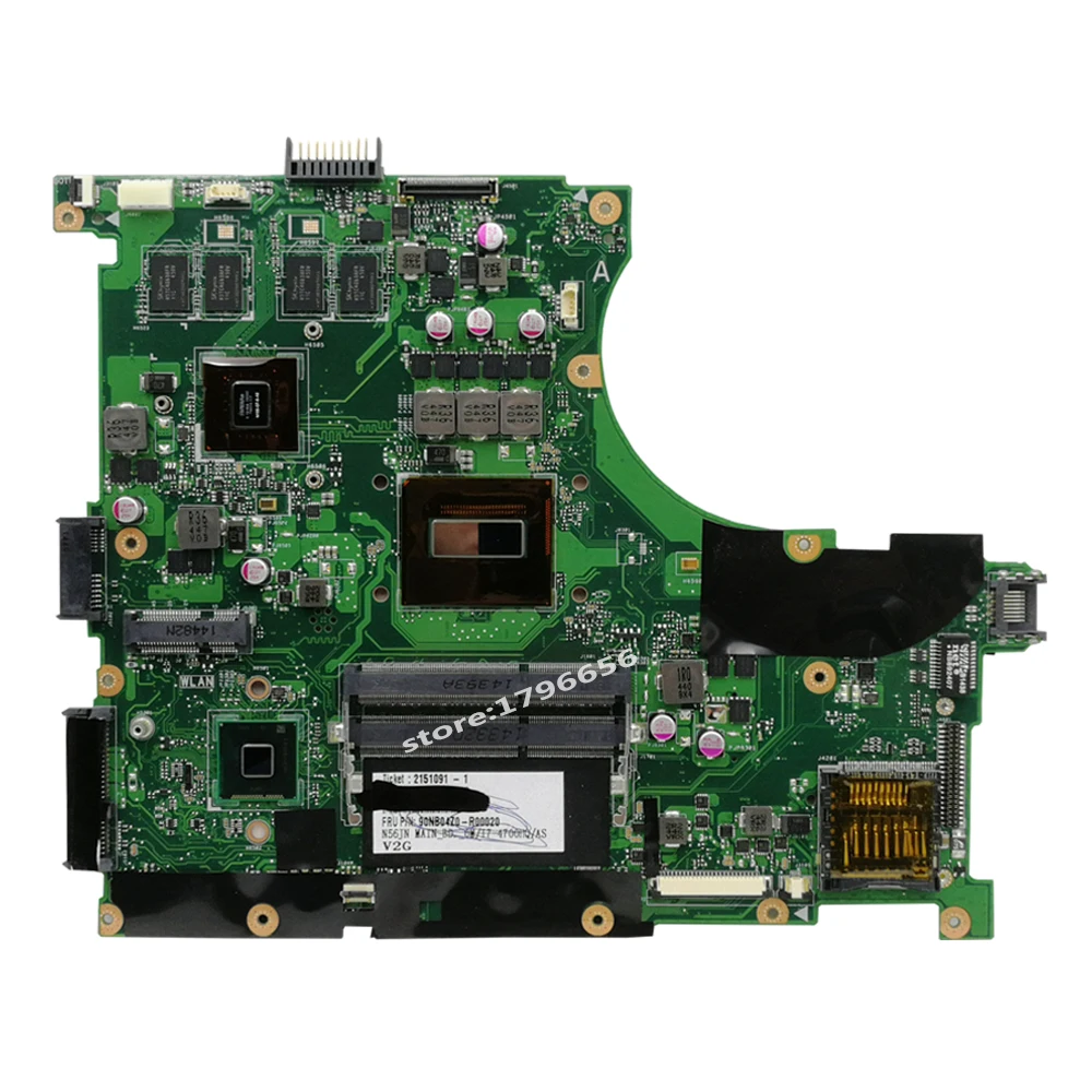 N56JN материнская плата для ноутбука ASUS N56JN N56J N56 тестовая оригинальная материнская плата I7-4700HQ/4710HQ GT840M-4GB