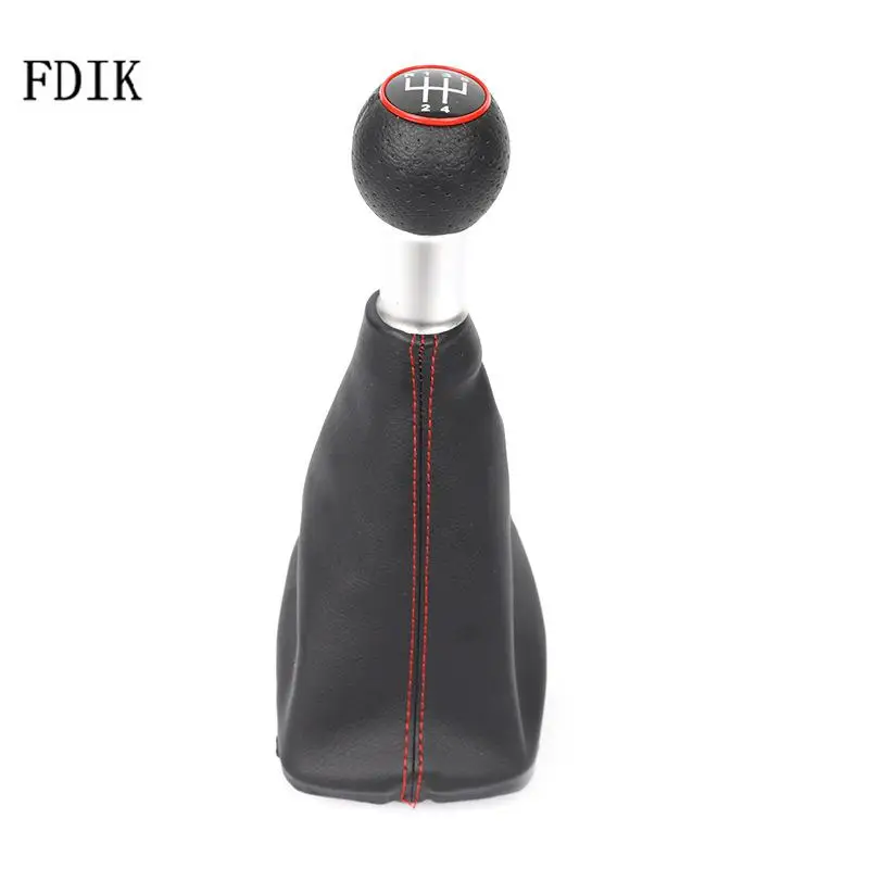 FDIK 5/6 скорость PU пластик ручной рычаг переключения передач с крышкой ботинка