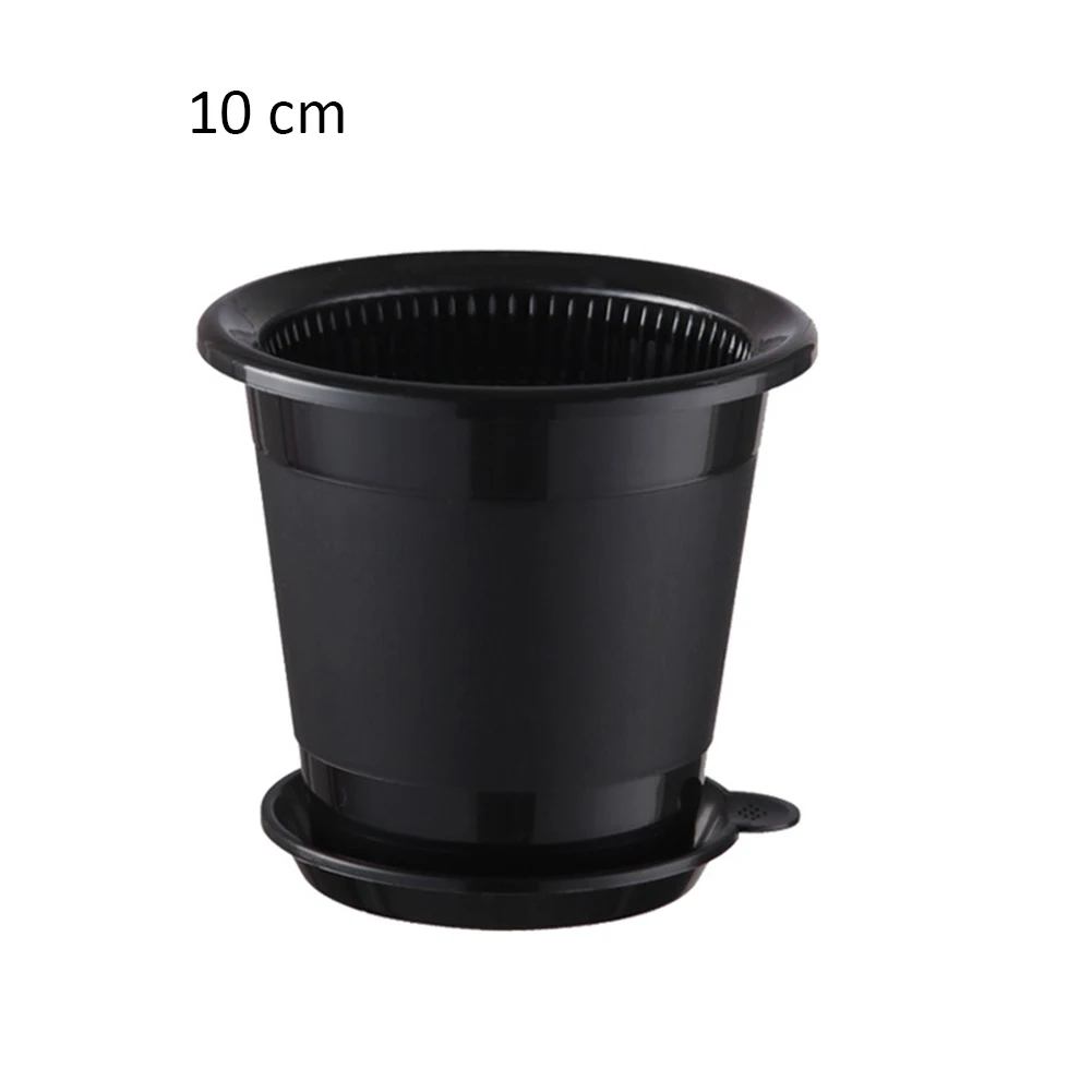 

Drought-resistant PP Space Saving Flower Pot Imitation Porcelain Indoor Durable Double-layer Corrosion Resistance Water-saving
