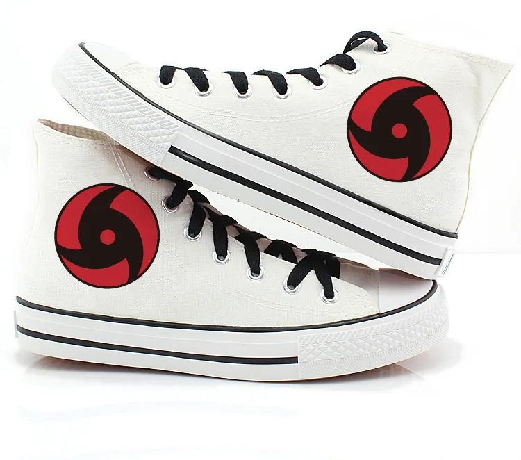 Unisex Anime Naruto Canvas Shoes Cool Printed High top Breathable boots for Halloween party Japan anime canvas boots 010905