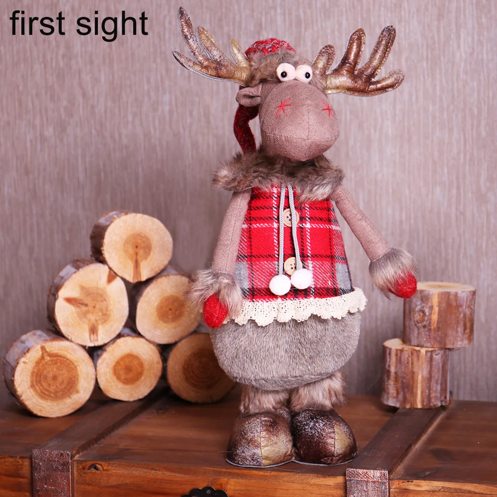 

Christmas toy cartoon doll plush doll Christmas decoration home decorations Christmas party decoration children friends gifts