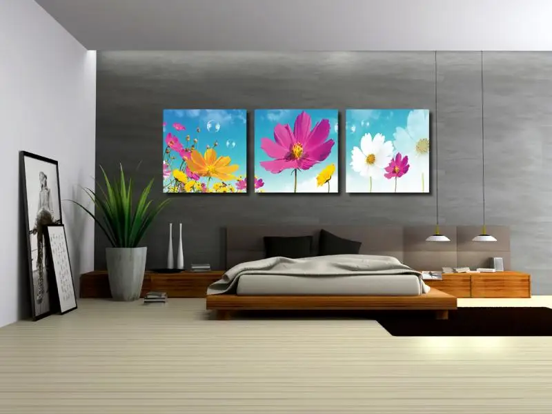 Resultado de imagem para decoração na sala de estar com flores e girassol