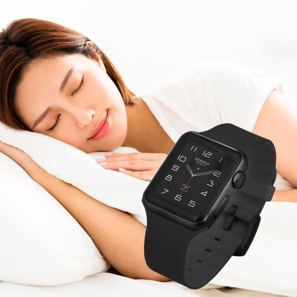 Подходит для Apple IPhone X Силиконовый ремешок для часов iWatch 1/2/3/4 поколения универсальный спортивные силиконовые часы с ремешком