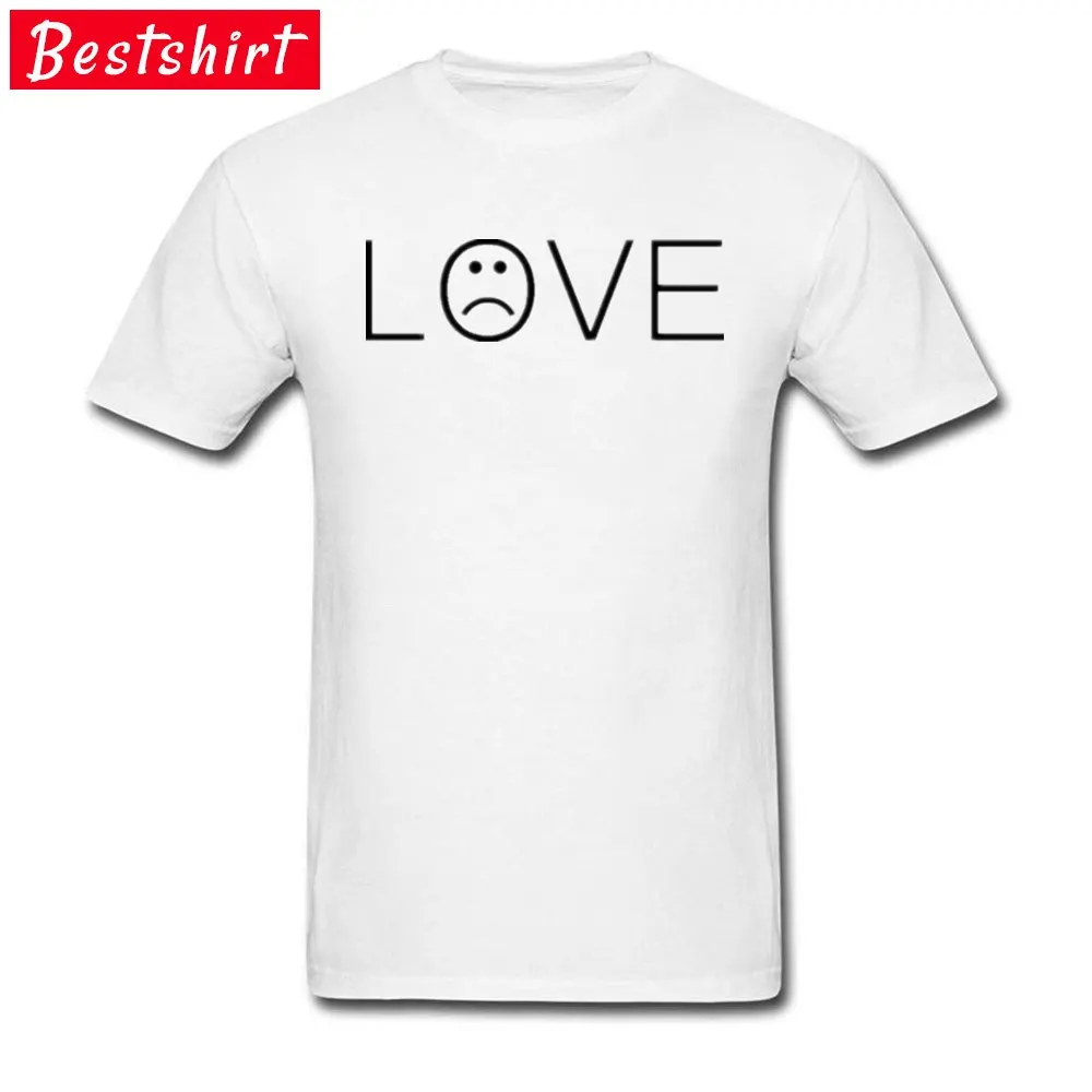 cosie Lil Peep Love T-shirts Faddish Summer Short Sleeve O-Neck Tops & Tees 100% Cotton Men Design Tees Top Quality Lil Peep Love white