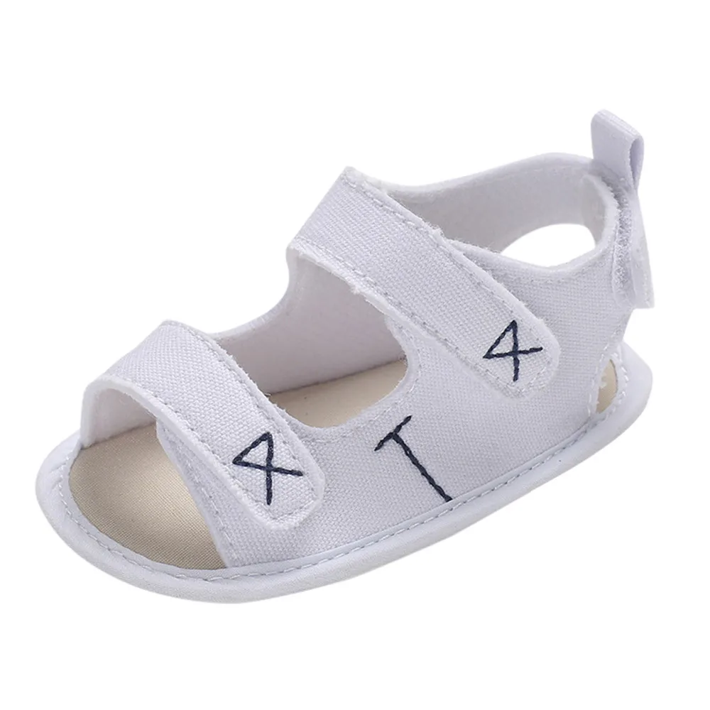 Белый Toddler Shoes Infant Baby First Walkers Infant Toddler Newborn Baby Boys&Girls Embroidery Soft Sole Anti-slip Shoes#4es - Цвет: Белый