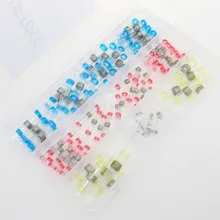 IZTOSS 75 шт. 4 Размеры припоя уплотнения Термоусадочные Провода разъем комплект Водонепроницаемый Разъем набор с случае(30red 20 синий 15 Белый 10 yello