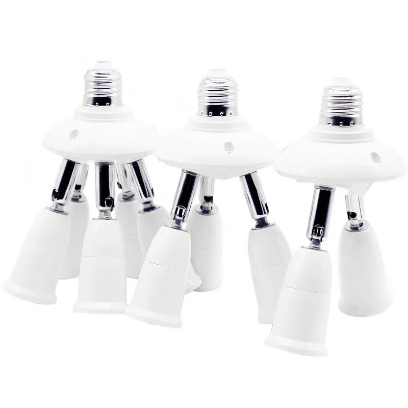 

1 to 2 3 5 Light Adapter Converters lamp Base Holder E27 to E27 Socket plug Splitter for LED Lighting Lamp Split Adapter Bulb