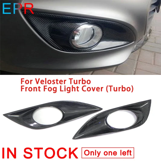 

Carbon Light Cover For Hyundai Veloster Turbo Carbon Fiber Front Fog Light Cover Body Kits Tuning Trim Accessories For Veloster