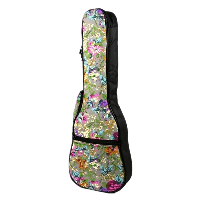 New Special Design 21 Soprano 23 24 Concert 26 Tenor Ukulele Bag Uke Backpack Case Soft Gig Padded Pattern Flower Creative Gifts