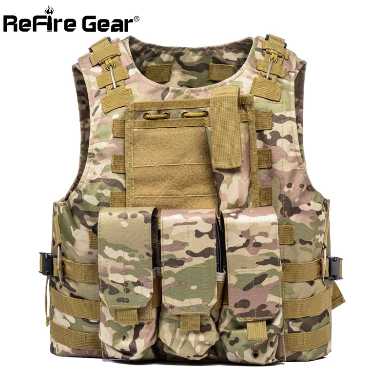 ReFire Gear Molle армейская тактическая жилетка \'s солдат одежда для мальчиков в стиле