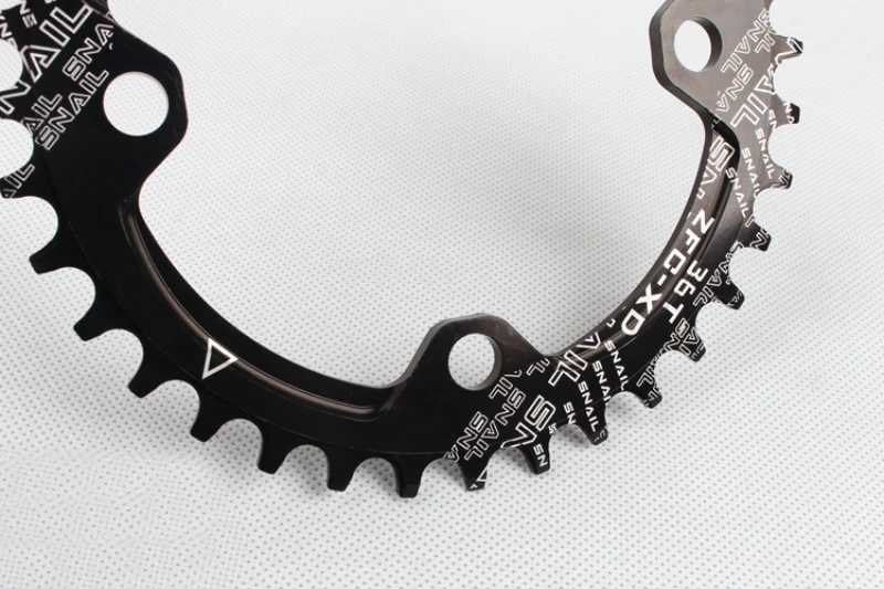 SNAIL 32T 34T 36T 38T Positive and negative tooth single plate mountain bike disc disk MTB bicycle crank sprocket (4)