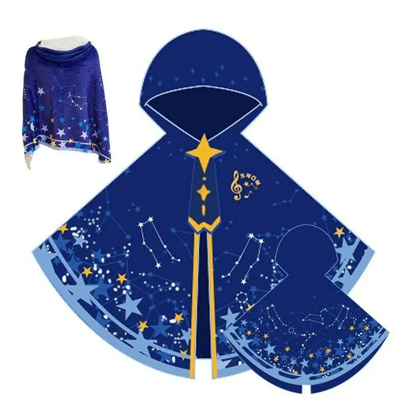 

Vocaloid Hatsune Miku Plush Cloak Warm Cape Quilt Coat Blanket Cosplay Accessories Porp Costumes Christmas Gift for Fans Girl