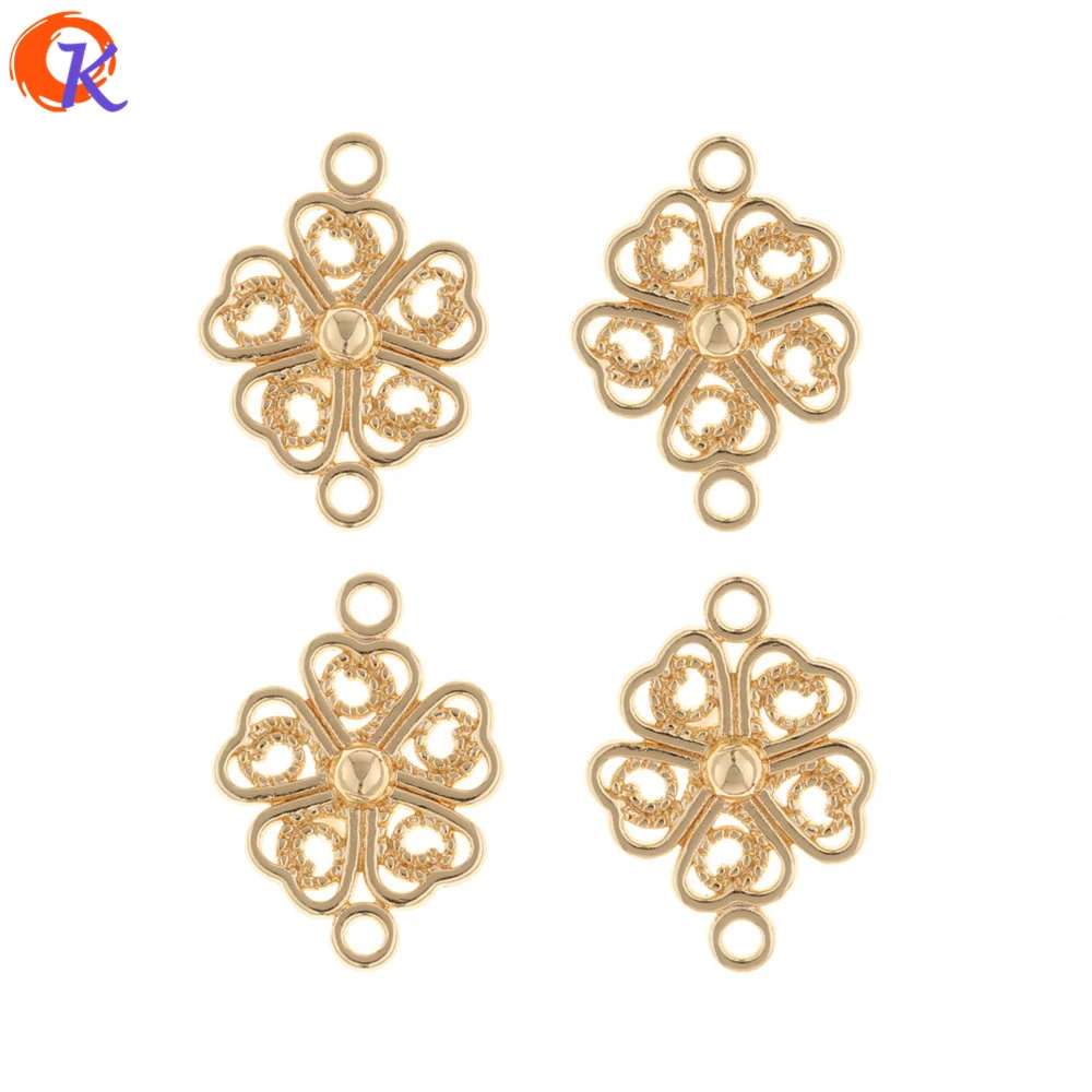 

Cordial Design 100Pcs/Lot 15*21MM Earring Findings/Hand Made/Zinc Alloy/Flower Shape/Earrings Accessories/Jewelry Accessories