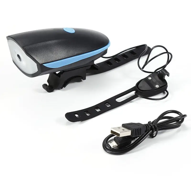 2 в 1 USB Перезаряжаемый велосипедный светильник светодиодный с головкой