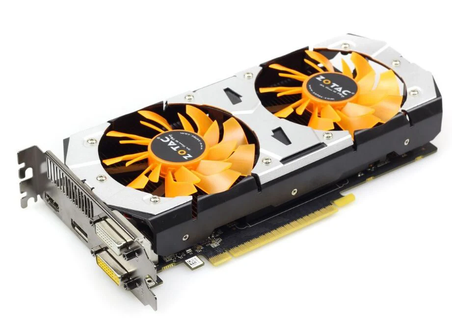 Оригинальная видеокарта ZOTAC GPU GTX 750Ti 2 Гб 128 бит GDDR5 видеокарта карта для nVIDIA GeForce GTX750 Ti 2GD5 GTX 750 1050