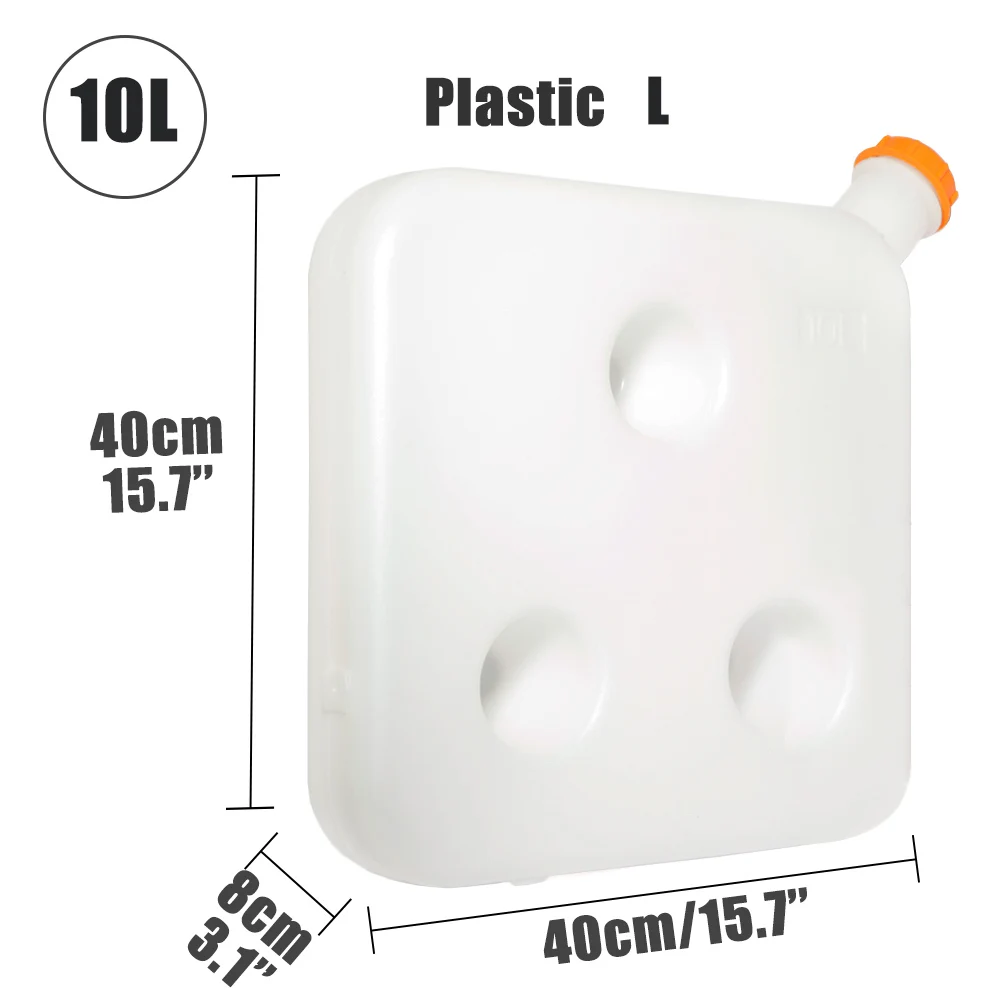 TopAuto 5L 8.8L 10L 15LТопливный Бак для Отопителей Webasto Eberspacher Пластик Канистра Для Топлива Автомобильный Обогреватель Дизельный Нагреватель для Автомобиля Грузовик Караван Лодка Аксессуаллы - Цвет: FT-01-10L