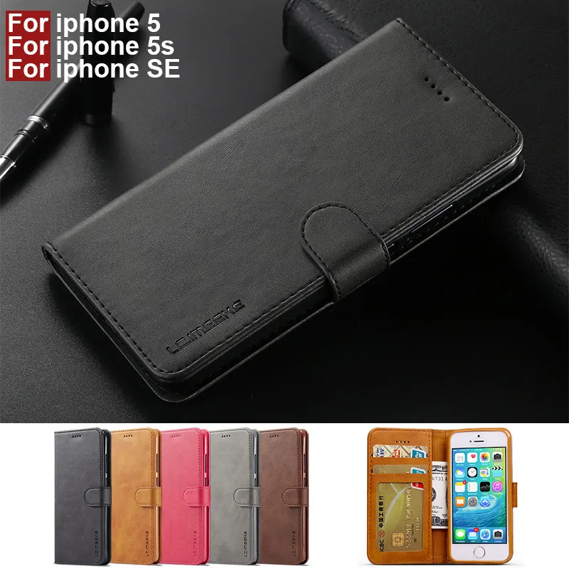 For Telefoon Hoesje iphone SE Case Leather Vintage Phone Cases On iphone 5s Case Flip Wallet Cover For i phone 5 Apple Case Book For Telefoon Hoesje iphone SE Case Leather Vintage Phone Cases On iphone 5s Case Flip Wallet Cover For i phone 5 Apple Case Book