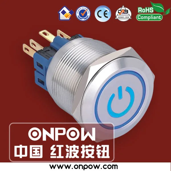 ONPOW 25 мм фиксирующее кольцо из нержавеющей стали с подсветкой символом питания